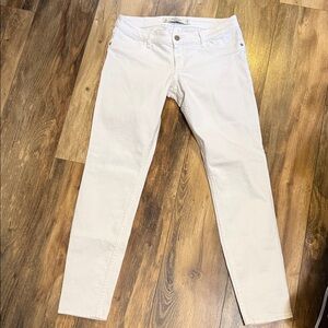 Abercrombie & Fitch White Jeans - Slim Fit